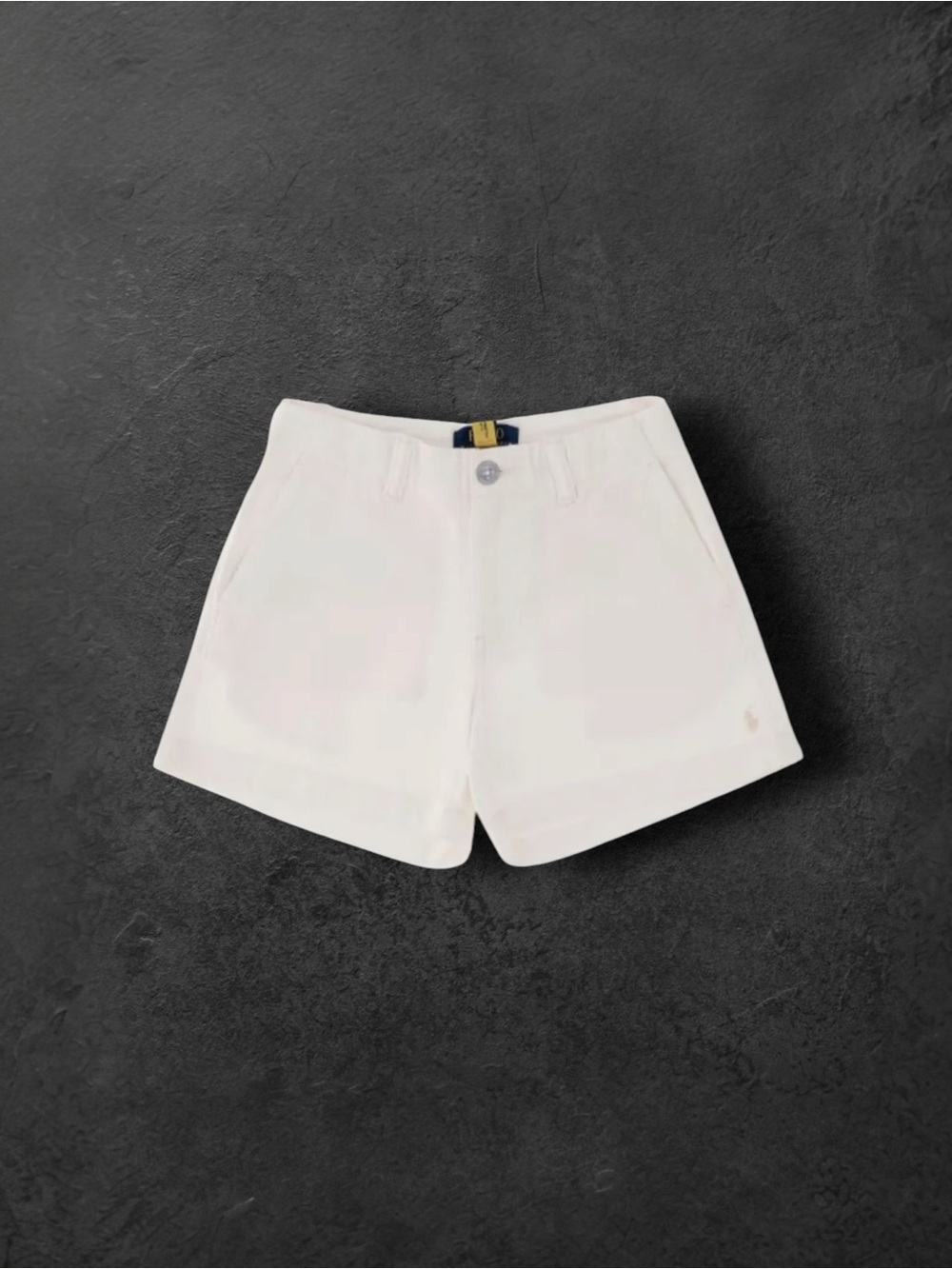 NWT Polo Ralph Lauren Girls White Cotton Chino Shorts Classic Preppy Summer
